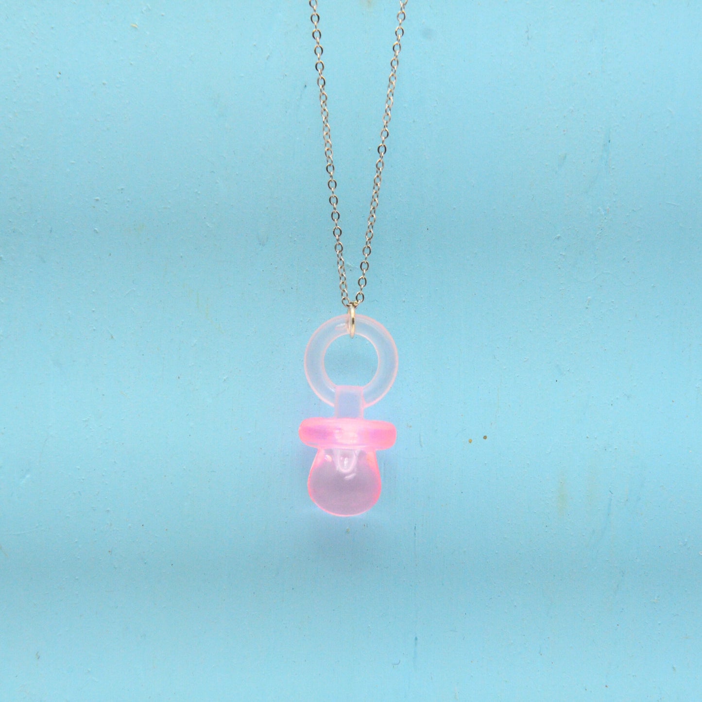 Halsband rosa napp