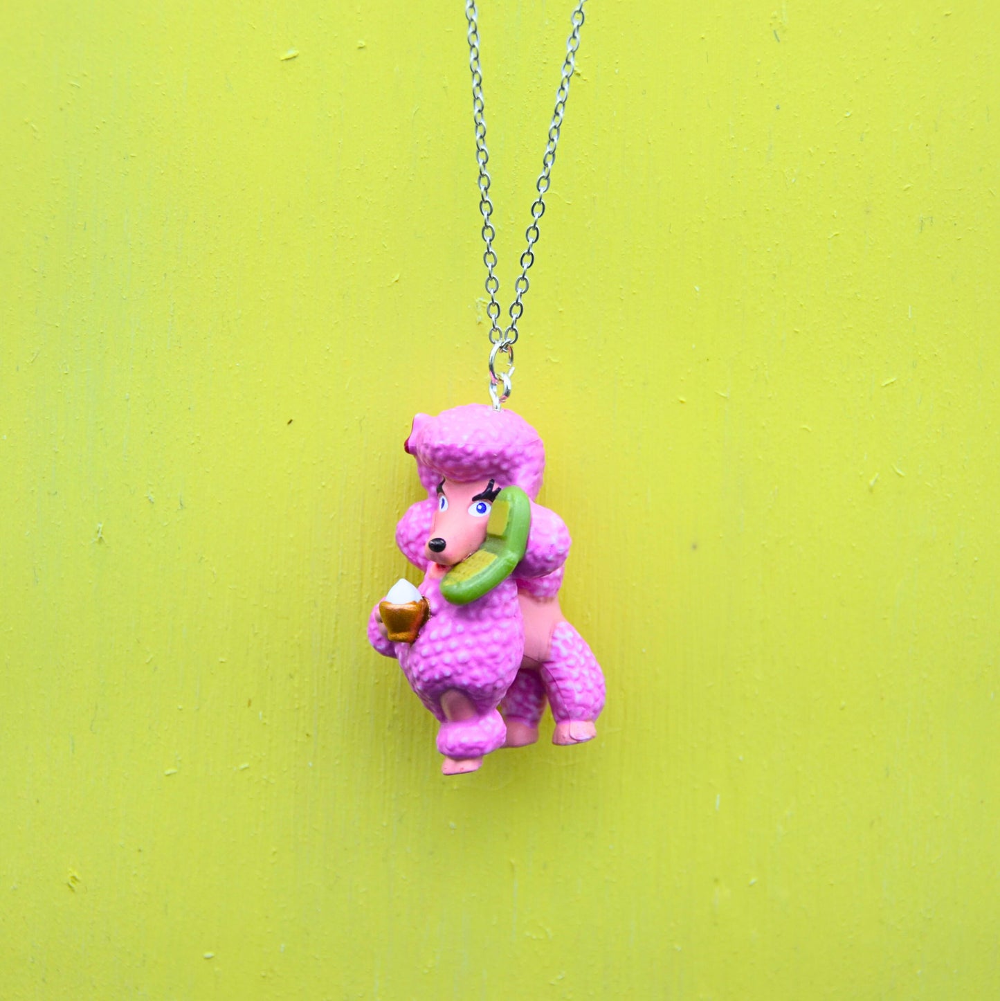 Halsband rosa pudel