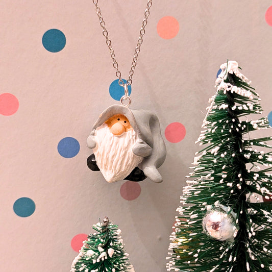 Halsband grå tomte
