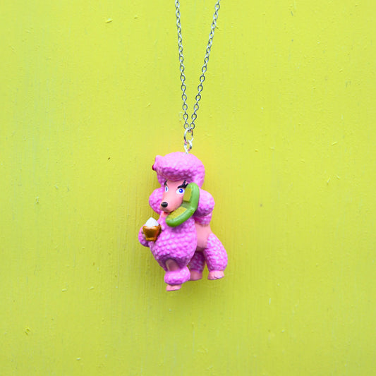 Halsband rosa pudel