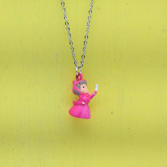 Halsband rosa fe