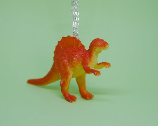 Halsband orangegul dinosaurie
